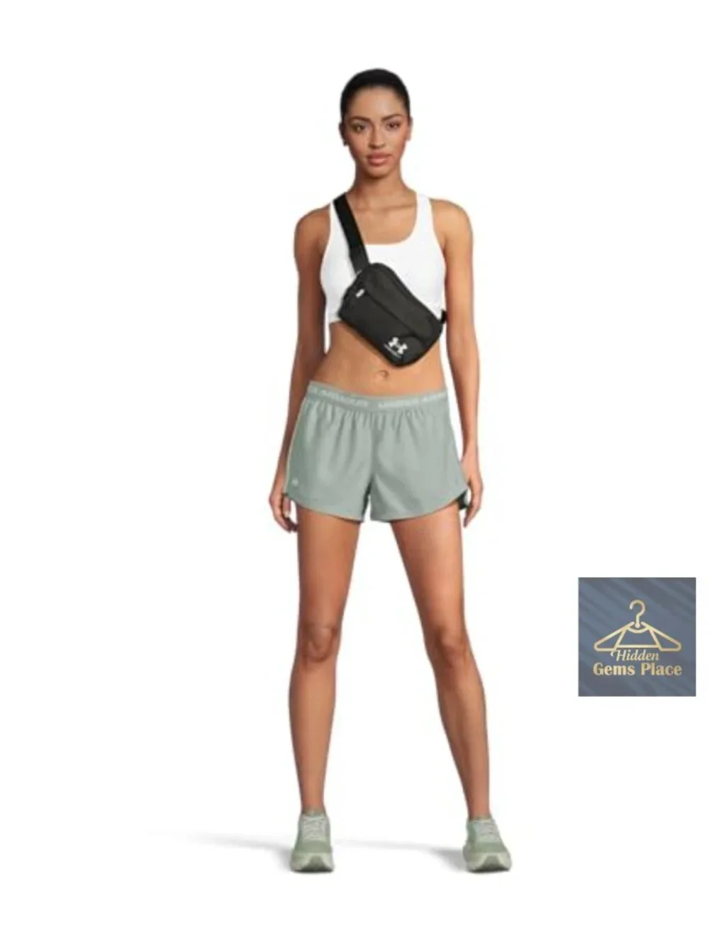 Water-Resistant Waist Bag Crossbody with RFID Protection